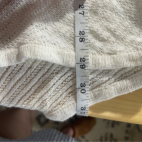 Helmet Lang NWT Asymmetrical Cream Sweater Large - Picture 9 of 9